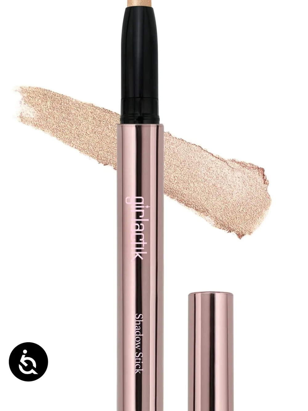 girla ctik Rose Pink Shadow Stick — Creamy Pink Eye Color